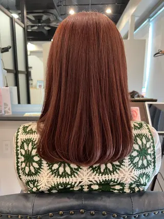 ミディアム カラー 🫧髪質改善🫧 ‎SERINA⟡.·のヘアスタイル