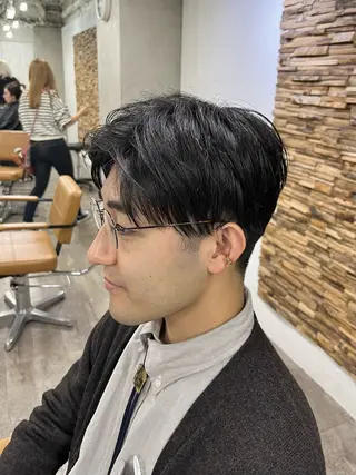 ショート メンズ 💜メンズカット&パ ーマ💜Sakuraのヘアスタイル