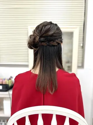 ヘアアレンジ 似合わせヘアメイク 💐オダギリチアキのヘアスタイル