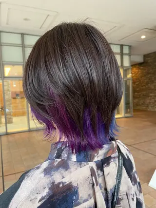 ショート 肌までキレイ見え✨️ 赤み消し特化のヘアスタイル