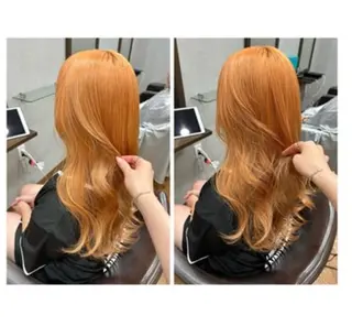 ロング カラー nanako 🖤のヘアスタイル