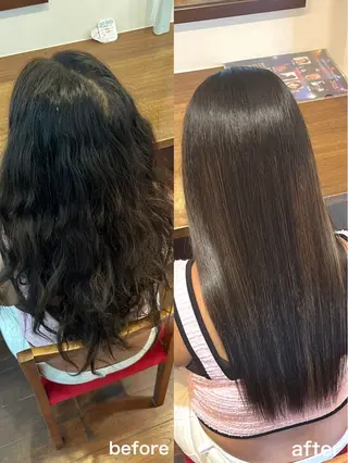 ロング オートクチュールランコントレ西京極店所属・今在家 玲【艶髪スト レート/メンズ特化】のヘアスタイル