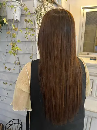 ロング カラー GiseL 博多 ほのかのヘアスタイル