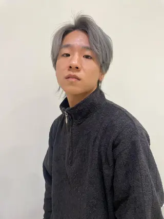 ミディアム カラー メンズ 薬院浄水通/ショート /ボブ/rukaのヘアスタイル