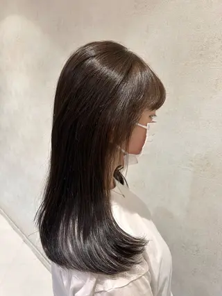 ロング カラー 透明感カラー/艶髪/ 似合わせカラーのヘアスタイル