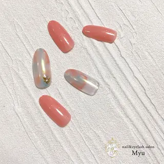 ネイル myu天神店 かえでのネイルデザイン