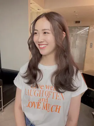 ロング カラー 梅田/美髪カラー/ ガーリー🎀/Noeのヘアスタイル