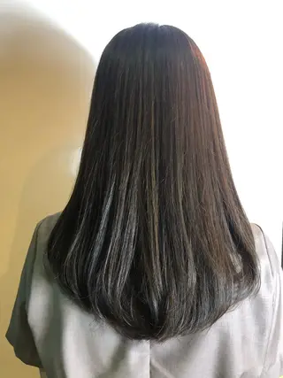 セミロング カラー 顔まわり職人🇰🇷 韓国ヘア/KAITOのヘアスタイル