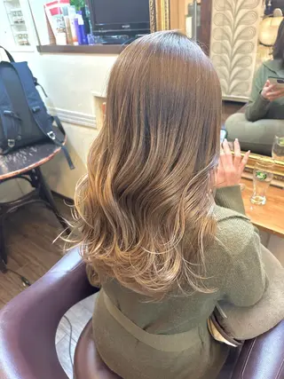 ロング カラー 🌱ケミカル美容師 未来を綺麗に🌱優吾のヘアスタイル