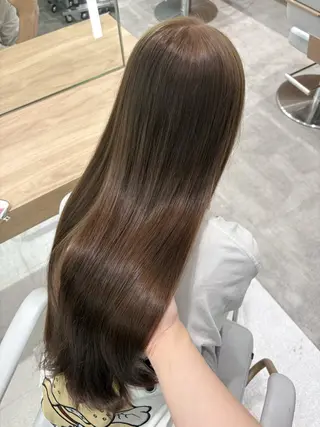 ロング 美髪縮毛矯正/ ケアカラー🍓KAEのヘアスタイル