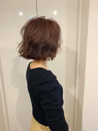 ミディアム カラー カラー特化サロン大阪 ルービック江坂/新城のヘアスタイル