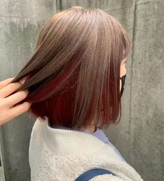 ミディアム カラー 🤍透明感/韓国風 🤍サクラギヒトミのヘアスタイル