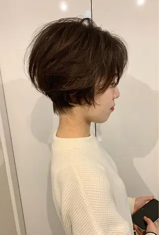 ショート カラー カラー特化サロン大阪 ルービック江坂/新城のヘアスタイル