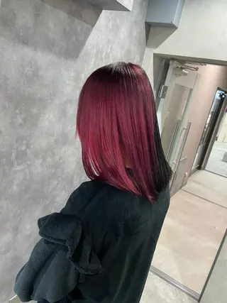 ミディアム カラー 🦉静かに過ごしたい 方、個室席🦉タナカのヘアスタイル