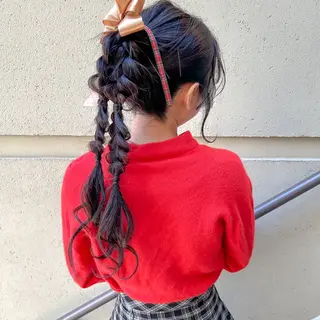 ロング ヘアアレンジ 飯塚 沙衣のヘアスタイル