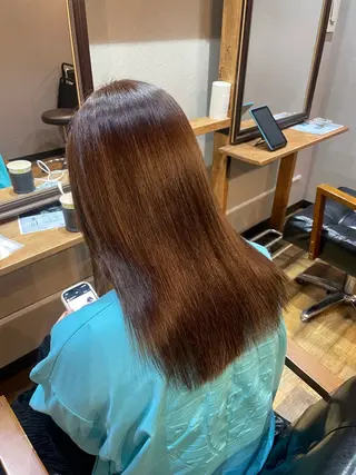 セミロング MIKA 💫艶透明感カラーのヘアスタイル