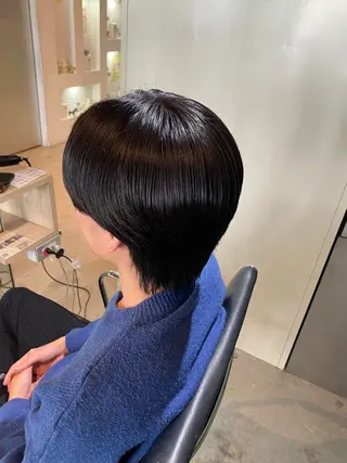 ショート カラー メンズ 佐藤 紗奈のヘアスタイル