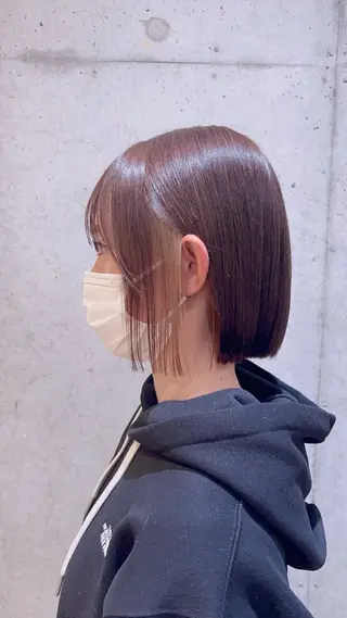 ショート カラー 小顔ショート🌿 Say.石川葵のヘアスタイル