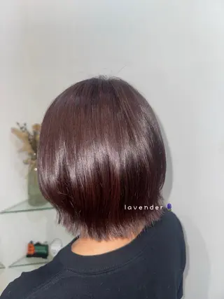 ミディアム カラー 透明感カラー🧁🩰 🫧仲松良菜🎀のヘアスタイル
