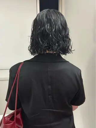 ショート パーマ 鳥海 海のヘアスタイル