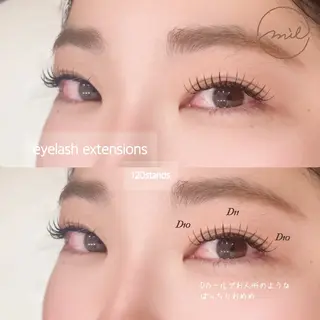 マツエク・マツパ mil❤︎ Kahoのマツエク・マツパデザイン