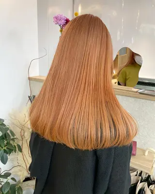 ロング カラー GO TODAY SHAiRE SALON 梅田NU茶屋町店所属・今村彩巴 ボブ/ストレートのヘアスタイル