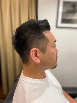 ショート LAVIE NEW STANDARD BARBER HANARE所属・HA GAのヘアスタイル