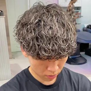 メンズ メンズパーマ特化🥇 フェザーパーマ/紘夢のヘアスタイル