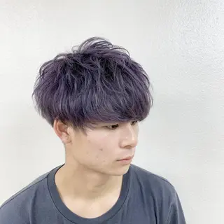 ショート カラー メンズ SALOWIN 札幌大通り店所属・🏆ウルフ/レイヤー 指名No.1山口圭佑のヘアスタイル