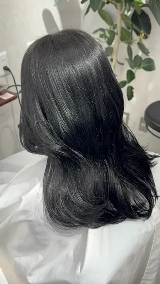 カラー 🩵透明感カラー／ 銀座／mayu🩵のヘアスタイル