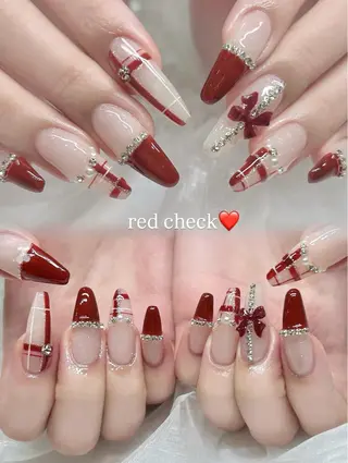 ネイル 🎀チーク/ちゅるん 🫧chisa🎀のネイルデザイン