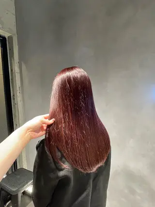 カラー 暖色/ハイトーン/ カラー/HBLのヘアスタイル