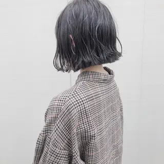 ショート カラー ノグチ ユウキ/ボブのヘアスタイル