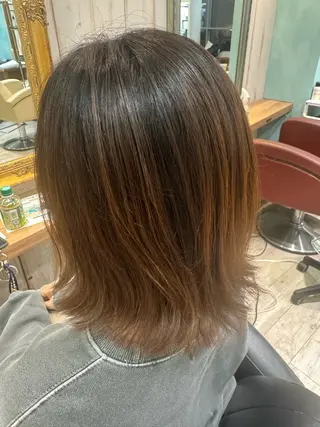 ミディアム 豊田 さくらのヘアスタイル