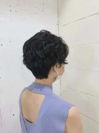 ショート パーマ 千葉駅徒歩1分✂︎ 宮内のヘアスタイル