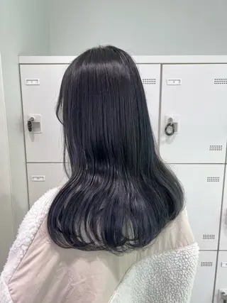 セミロング カラー ヘアアレンジ 💕トレンドうる艶髪 💕TUNE銀座のヘアスタイル