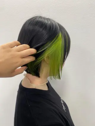 ショート カラー ✴︎ヒラガカナ✴︎ ECLAT HAIRのヘアスタイル