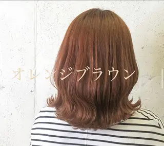 ミディアム 🦋ミルクティーベー ジュ🦋mayukiのヘアスタイル