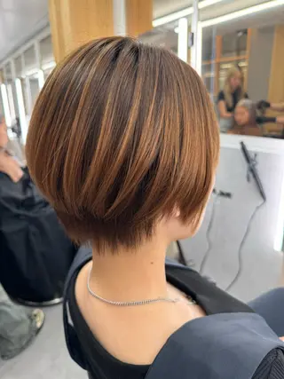 ショート 【縮毛矯正/カラー】 今野寛己のヘアスタイル