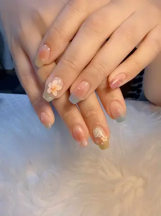 ネイル しまむら さくらのネイルデザイン