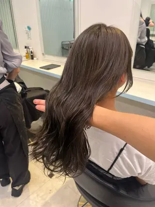 カラー 似合わせ💗透け感 💗うる艶カラー💗のヘアスタイル