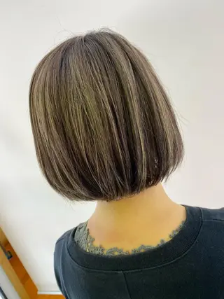 カラー 茅ヶ崎/ハイライト/ ハイトーン/関口実華のヘアスタイル