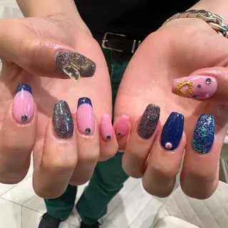 ネイル AMI ウルフパーマ/メンズのヘアスタイル