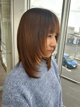 ミディアム TOPHAIR玉島店所属・TOPHAIR きゃんのヘアスタイル