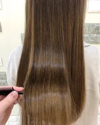 ロング これた🧸ヘアメ職人 ♡髪質改善♡カラーのヘアスタイル