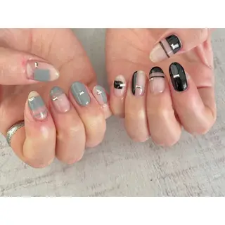 ネイル 𖡼 yumenoのネイルデザイン
