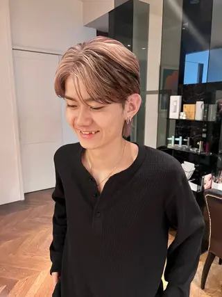 ショート カラー メンズ niko RINKAのヘアスタイル