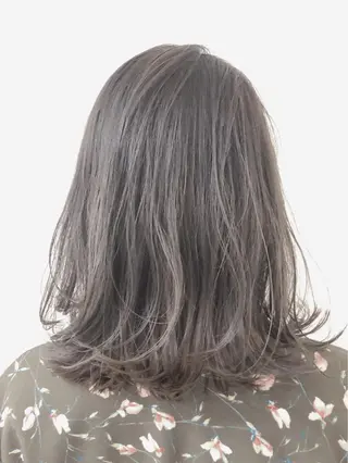 ミディアム カラー 寺山 靖晃のヘアスタイル