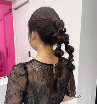 ヘアアレンジ JPCY MIRIYAのヘアスタイル