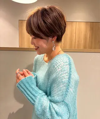 ショート 大野 真央のヘアスタイル